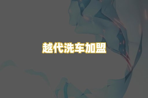 越代洗车加盟